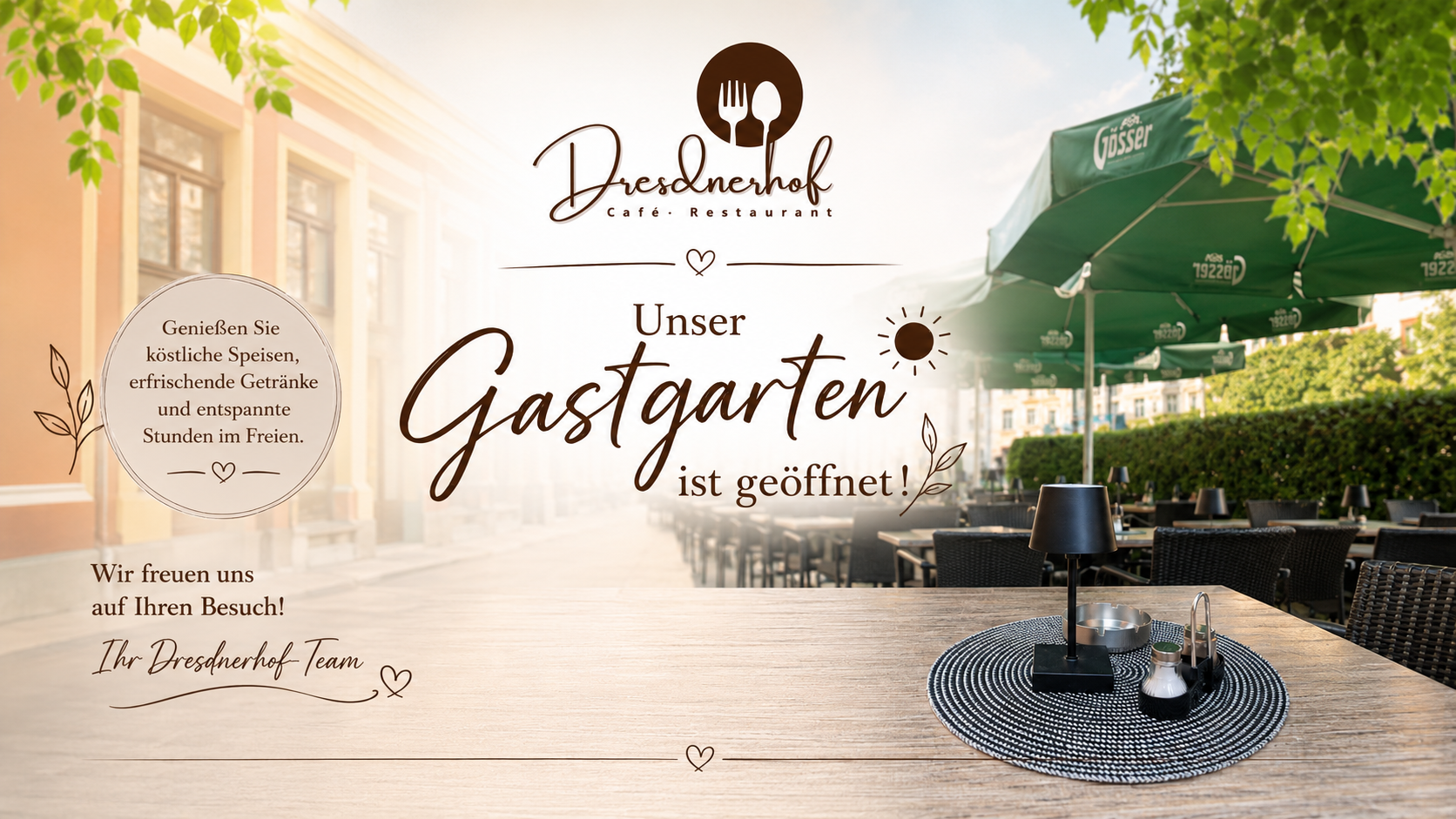 Dresdnerhof-Burger mit Pommes